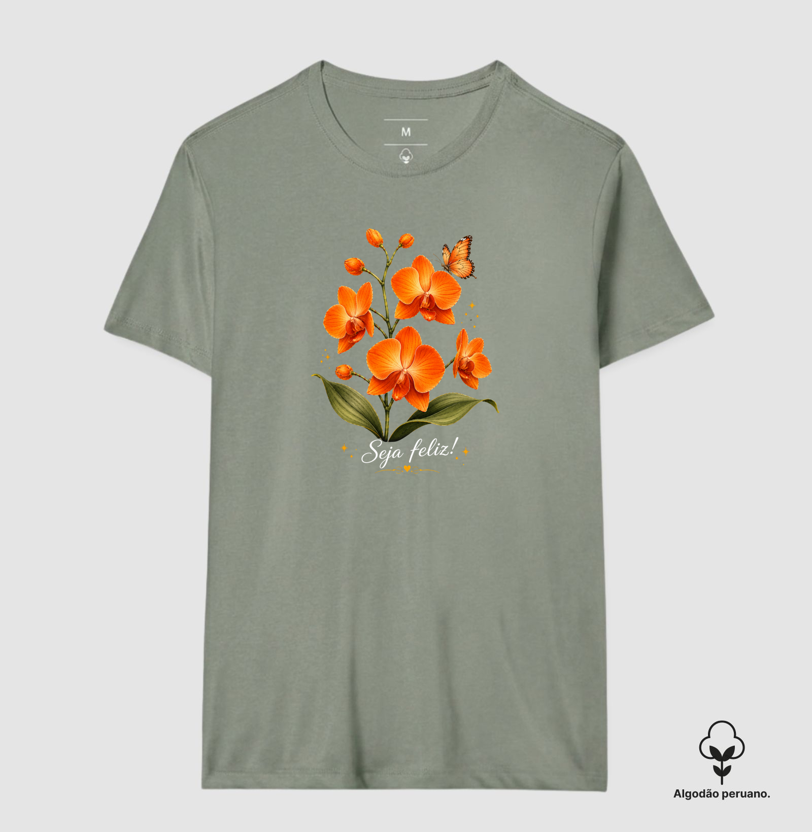Camiseta Seja Feliz - Imagem 8