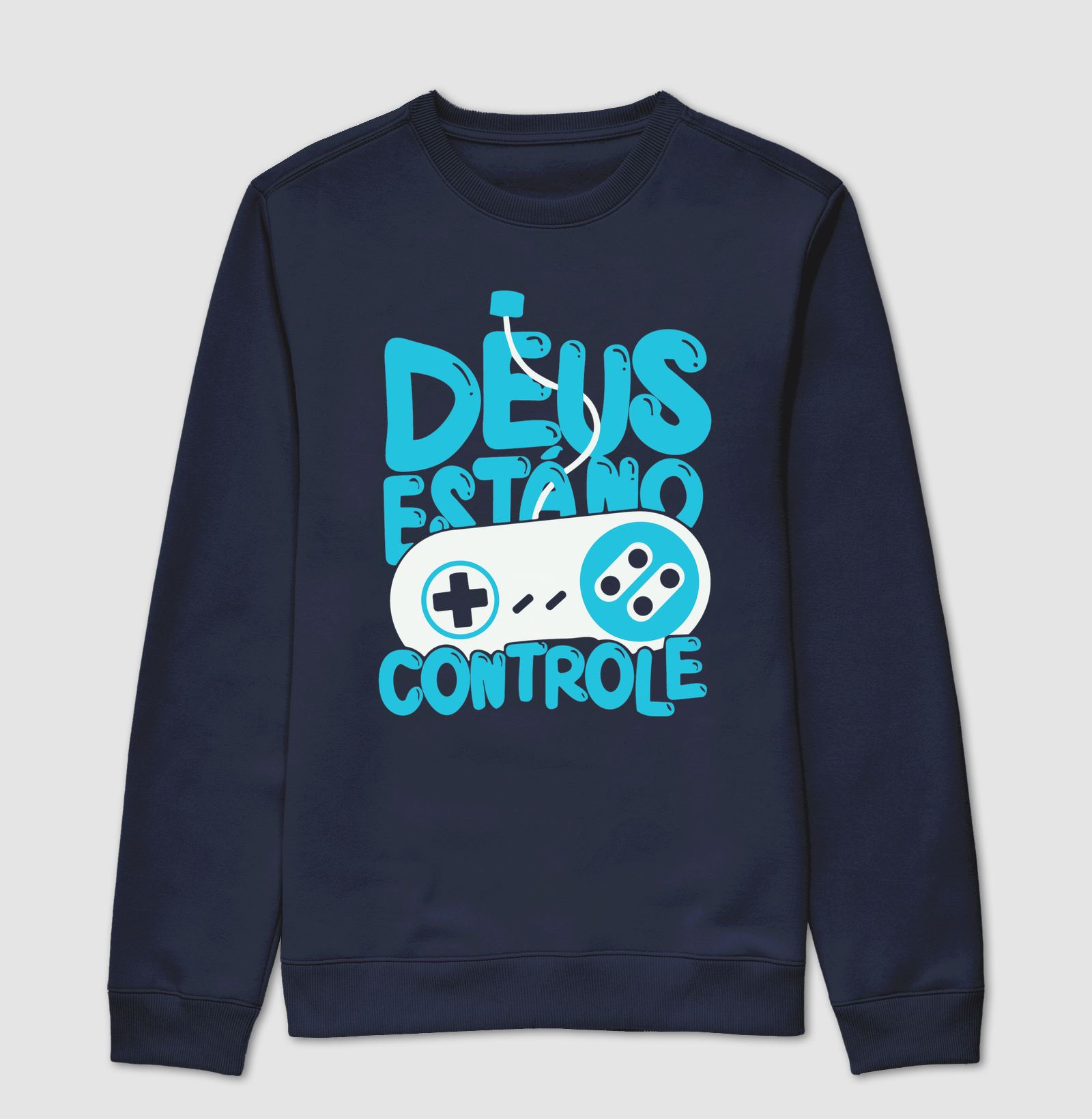 Suéter Moletom Deus está no Controle Moderno - Imagem 3