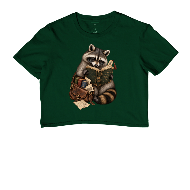 Camiseta Guaxinim Leitor - Imagem 5