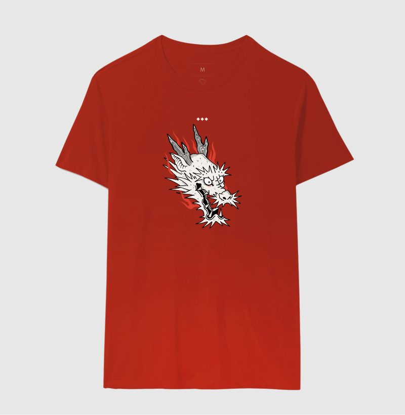 Camiseta Cabeça de Dragão - Imagem 8