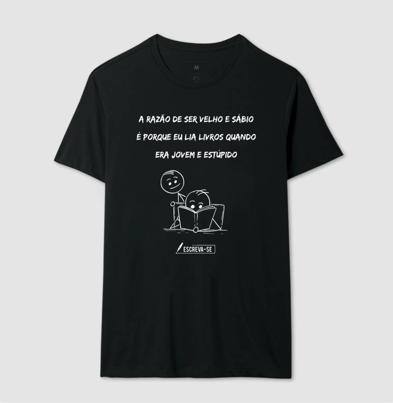 A razão de ser velho e sábio é porque eu lia livros quando era jovem e estúpido.  - Imagem 3