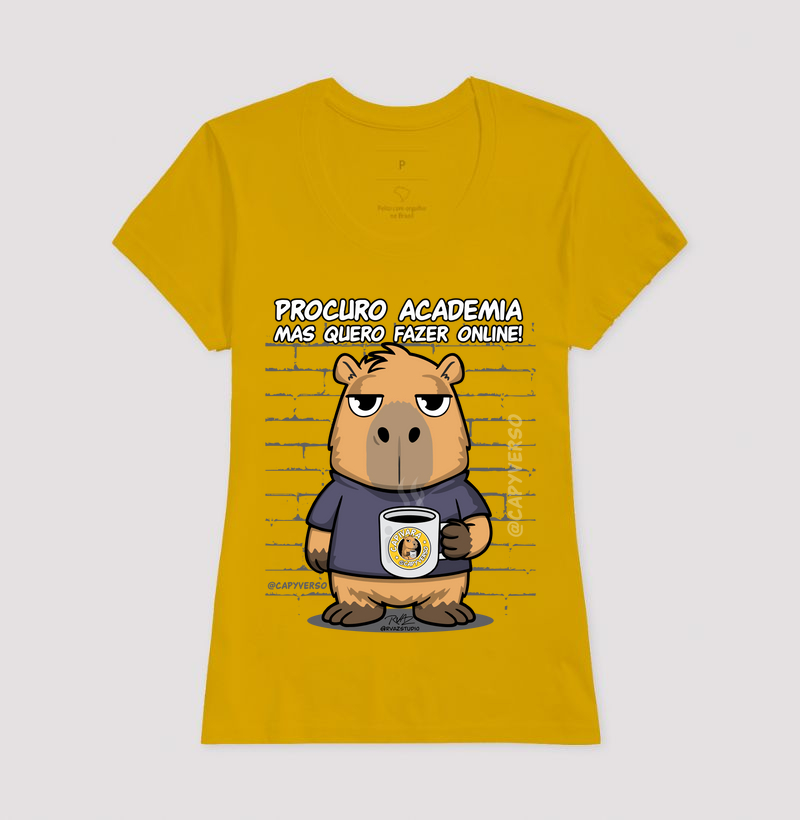 Camiseta Capivara Academia Online - Imagem 15