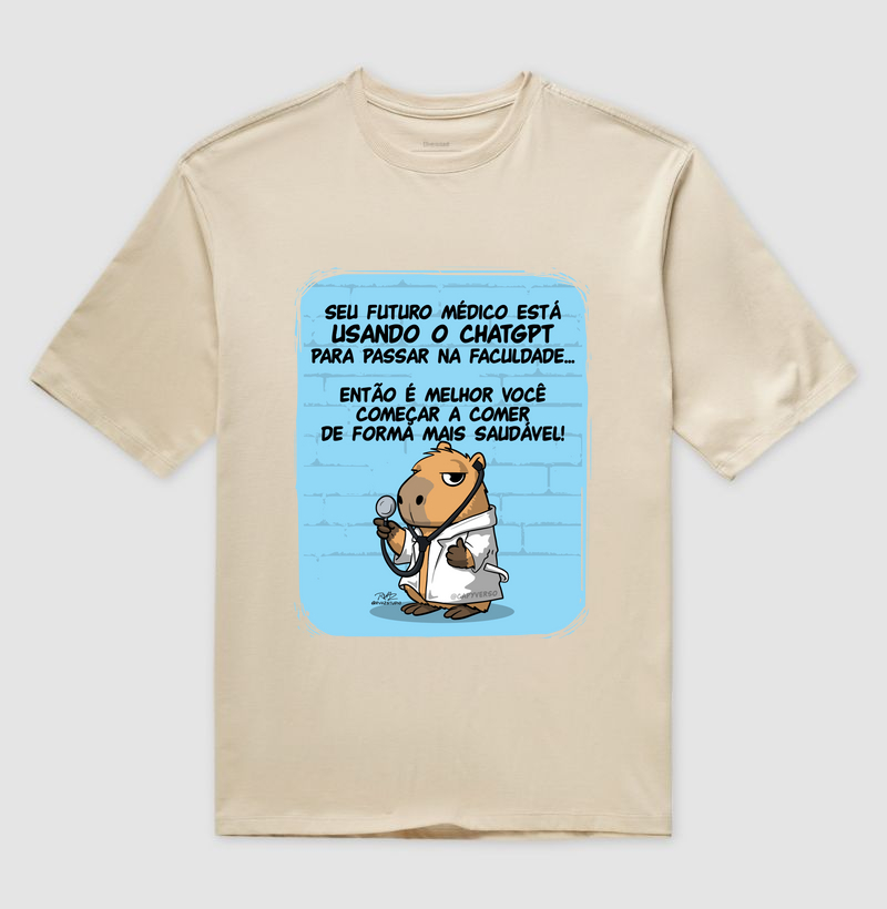Camiseta Capivara Médico - Imagem 3