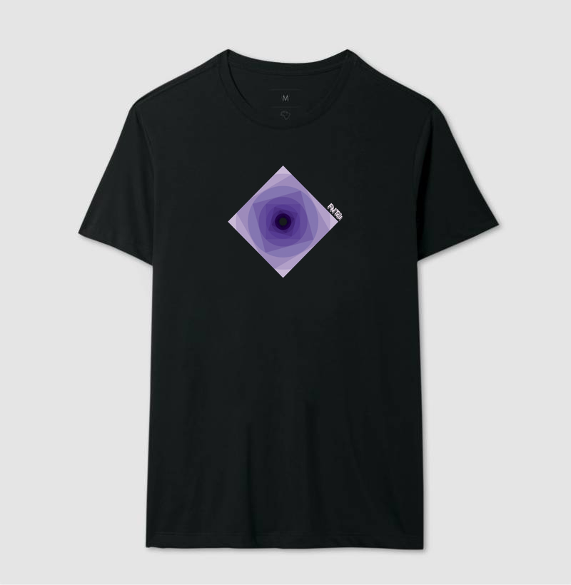 T-SHIRT "INFINITA FANTASIA" / ROXO MINIMAL