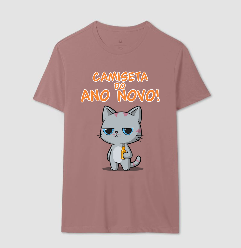 Camiseta Gato Sincero Ano Novo - Imagem 16