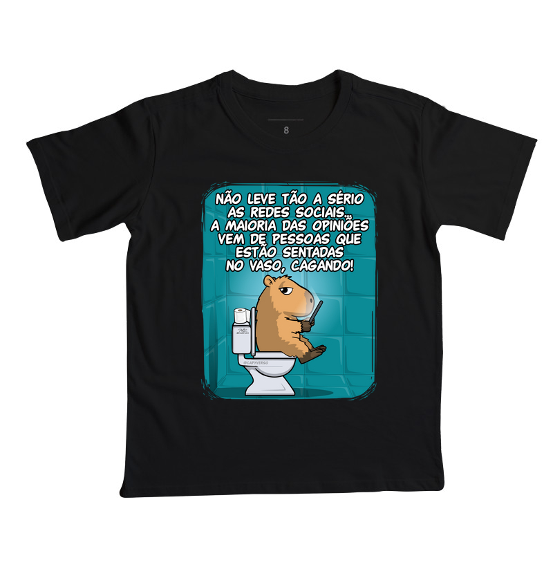 Camiseta Capivara Banheiro - Imagem 4
