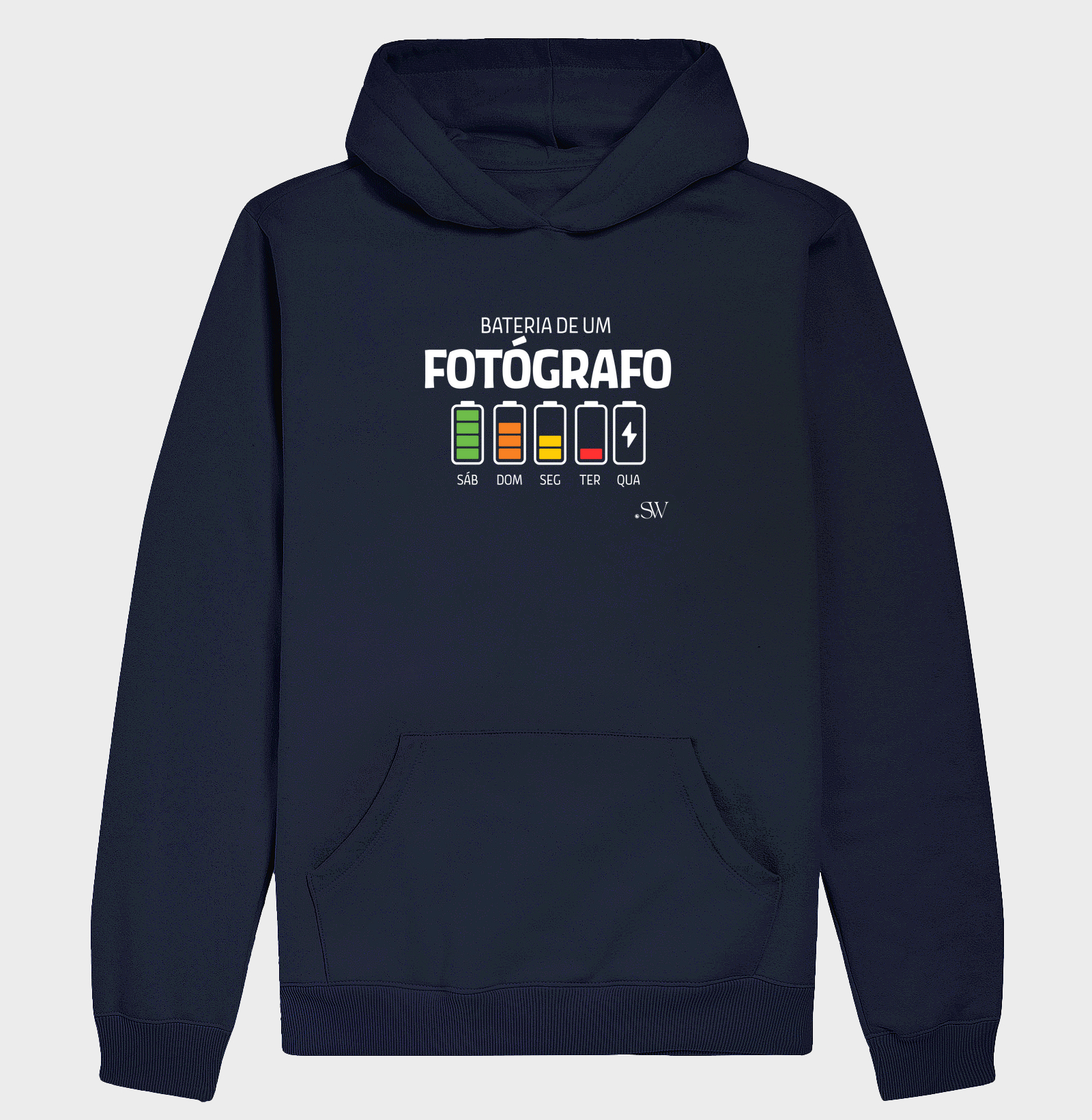Hoodie Moletom Fotógrafo | Shutter 04 Fotografia | Bateria original - Imagem 4