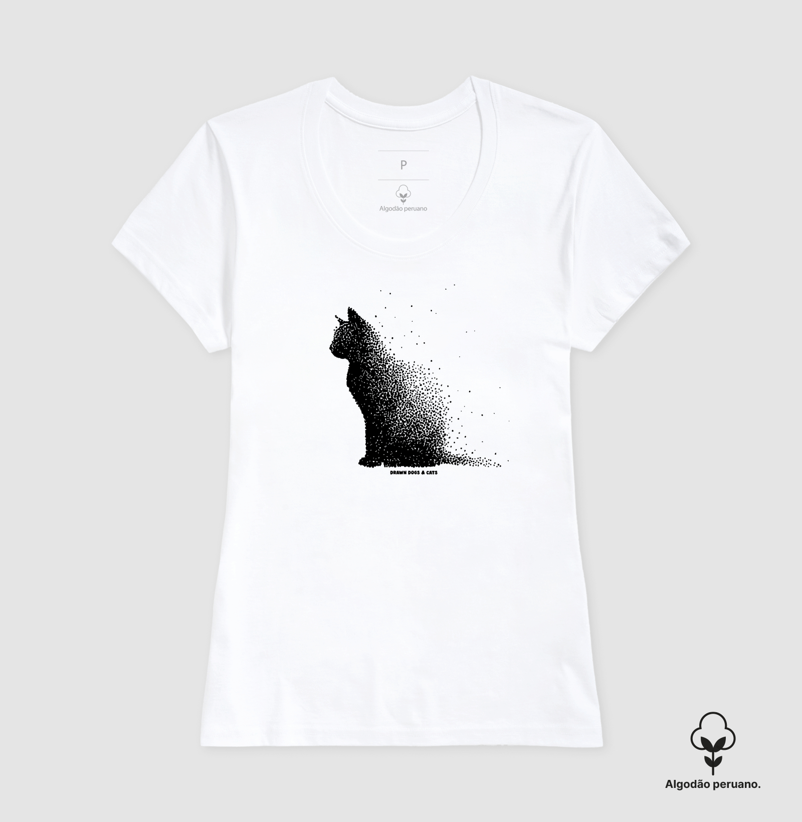 Gato pontilhismo de lado - Imagem 4