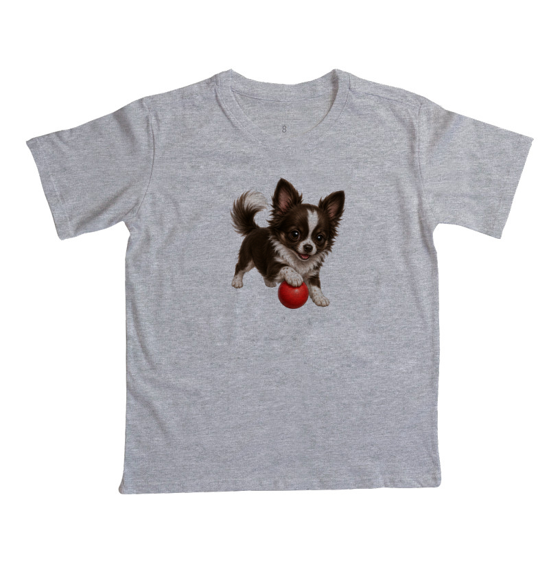Chihuahua Pelo Longo Marrom - Desenho Animado - Imagem 4
