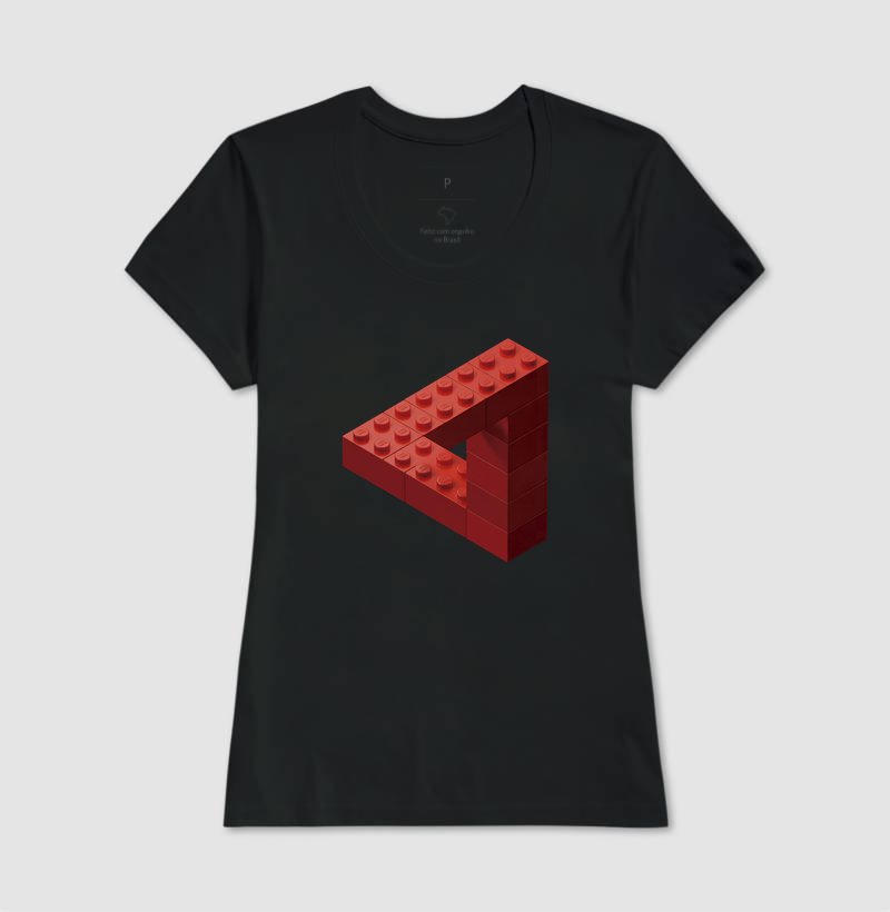 Camiseta Ilusão de Blocos - Imagem 3