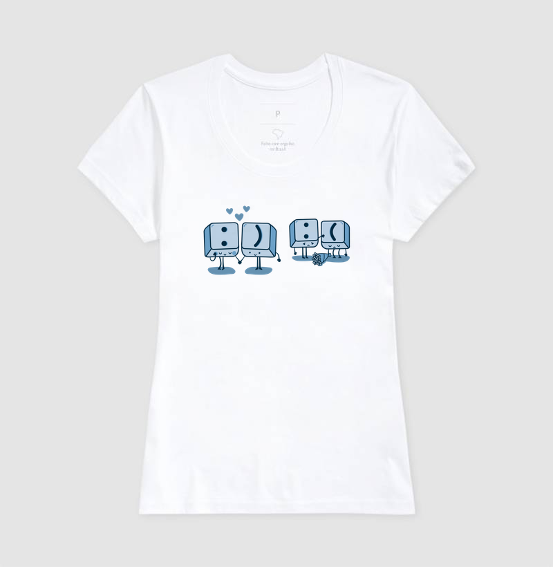 Camiseta sentimentos das teclas - Imagem 3