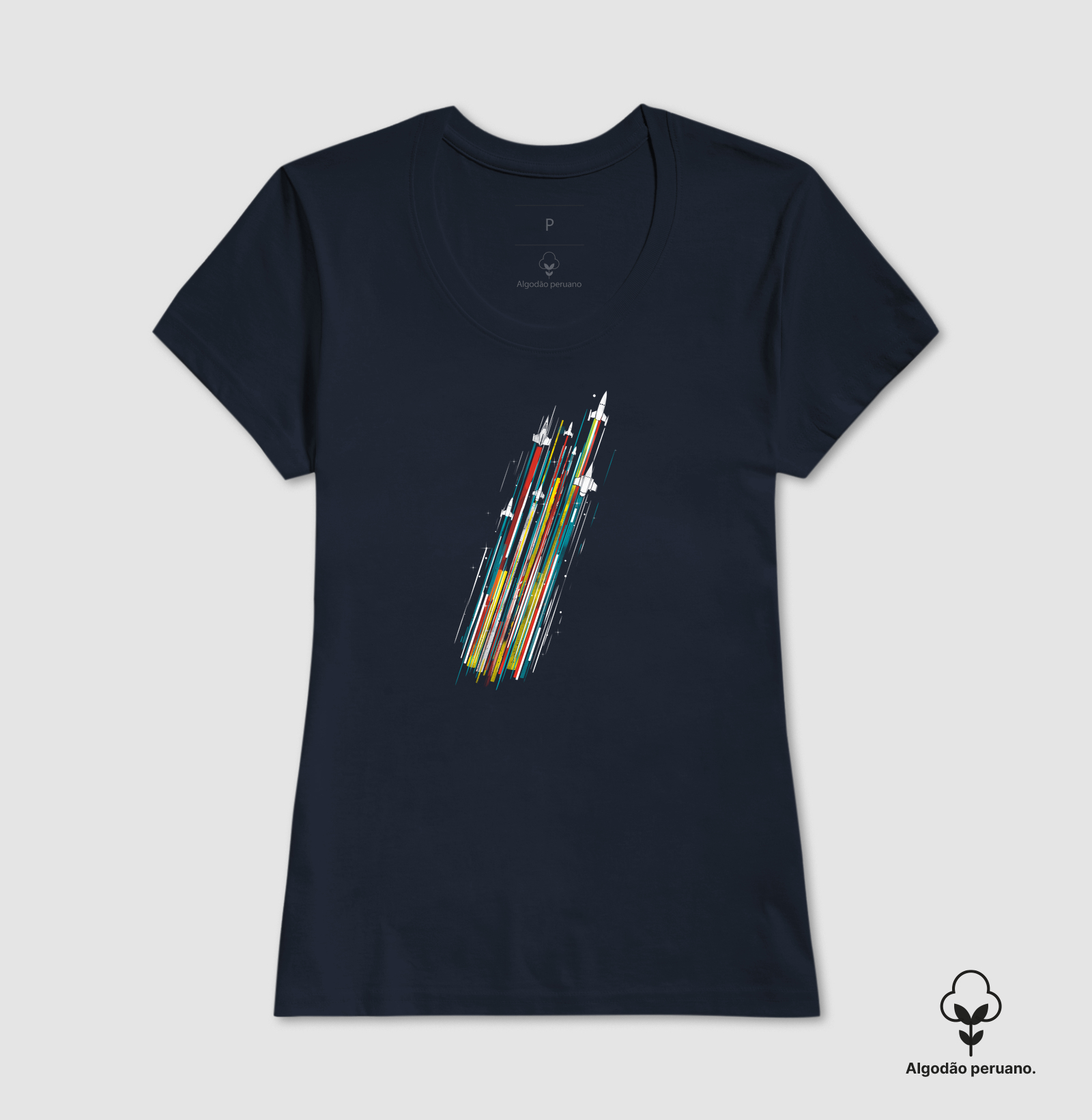 Camiseta Explore The Stars 2 Algodão Peruano - Imagem 5