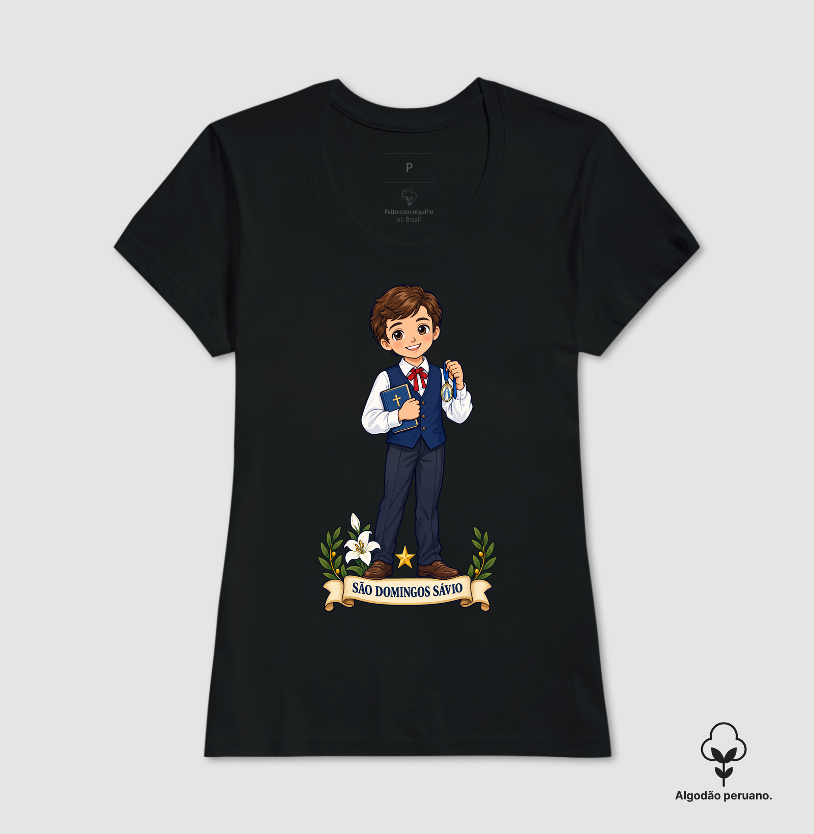 São Domingos Sávio estilo chibi - Imagem 2