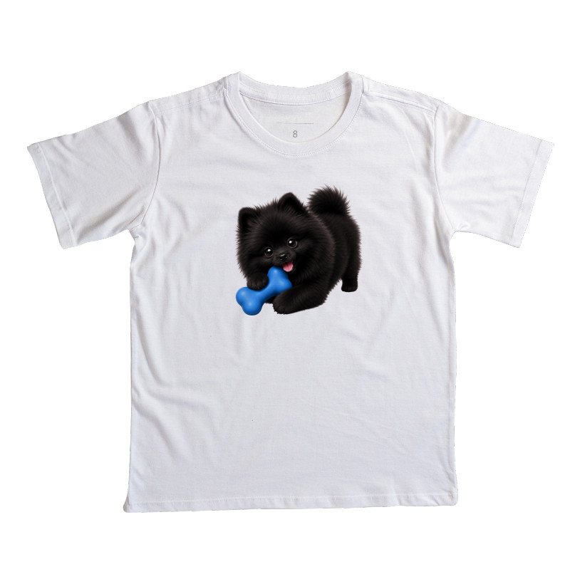 Pomerânia (Spitz Alemão) Preto - Desenho Animado - Imagem 5