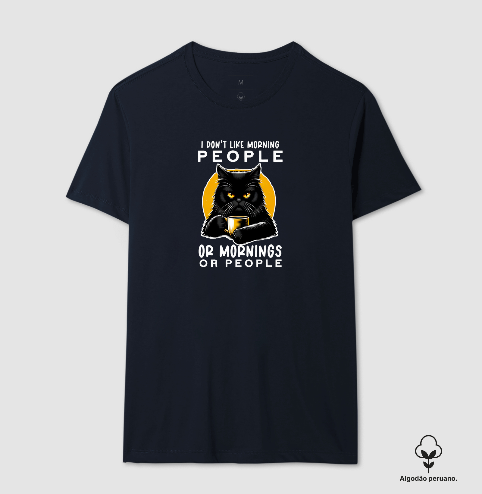 Camiseta Algodão Peruano Acordei e Me Arrependi - Imagem 4
