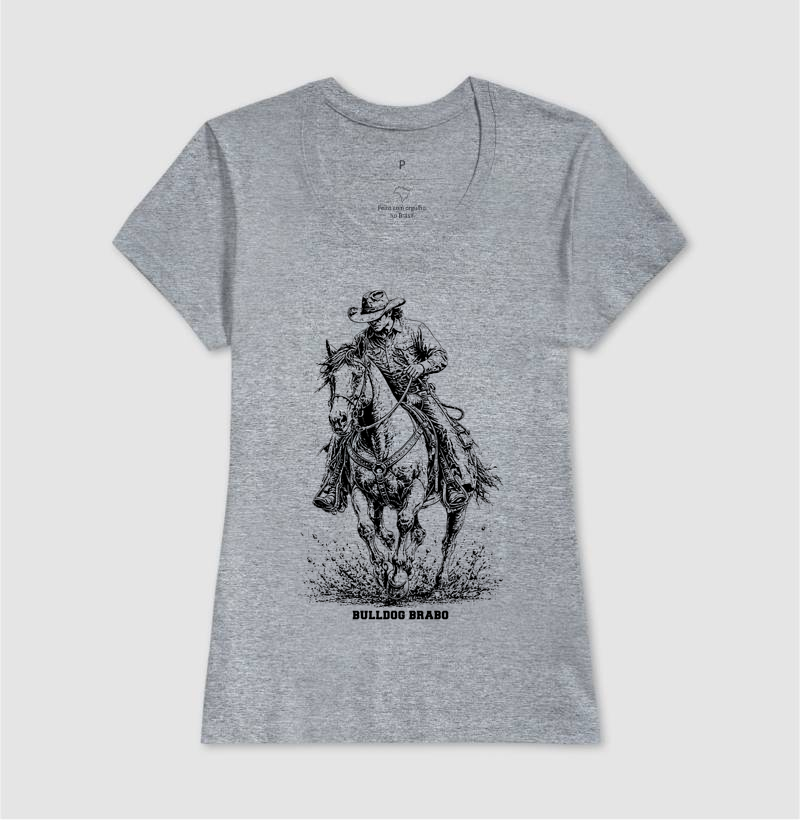 Cowboy Riding Horse Bulldog Brabo - Imagem 10