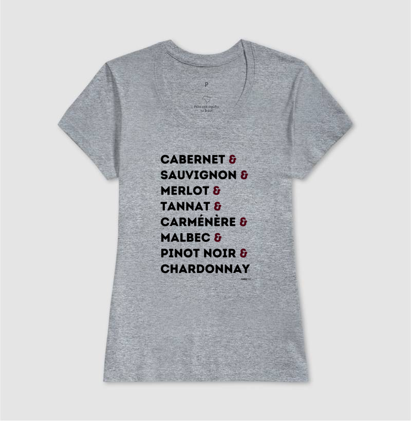 Camiseta Vinho - Nome das Uvas - Imagem 9
