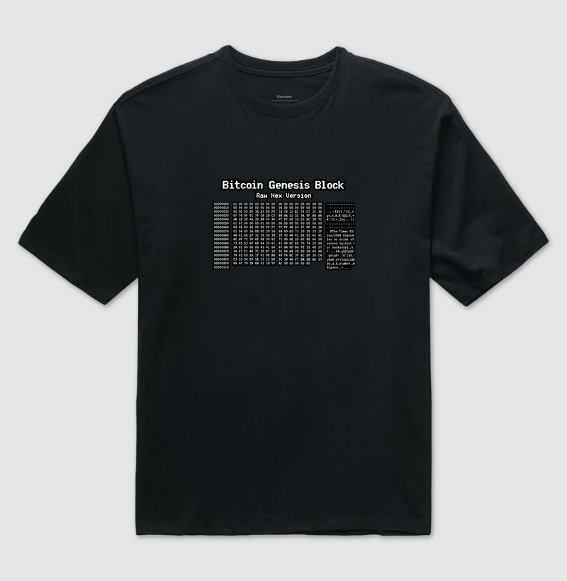 Camiseta Bitcoin Genesis Block - Imagem 2