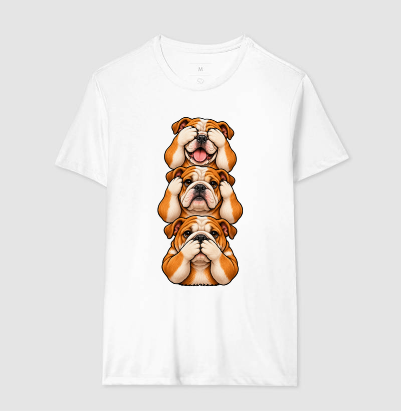 Ver, Ouvir e Falar versão Bulldog (minimal) - Imagem 4