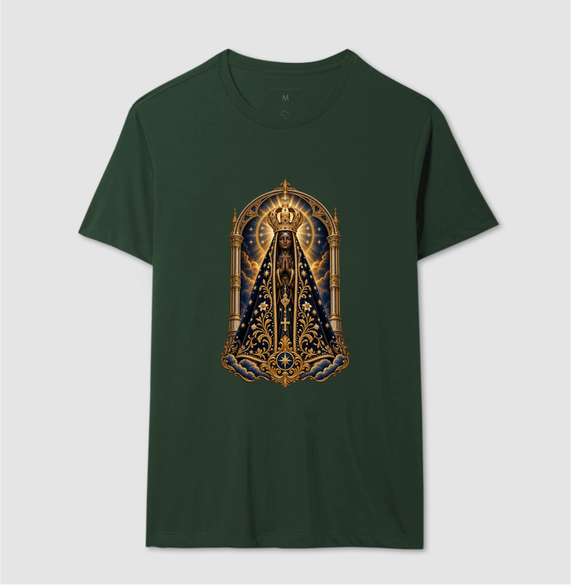 Nossa Senhora Aparecida — Portal Arqueado Celestial e Luz Dourada - Imagem 12