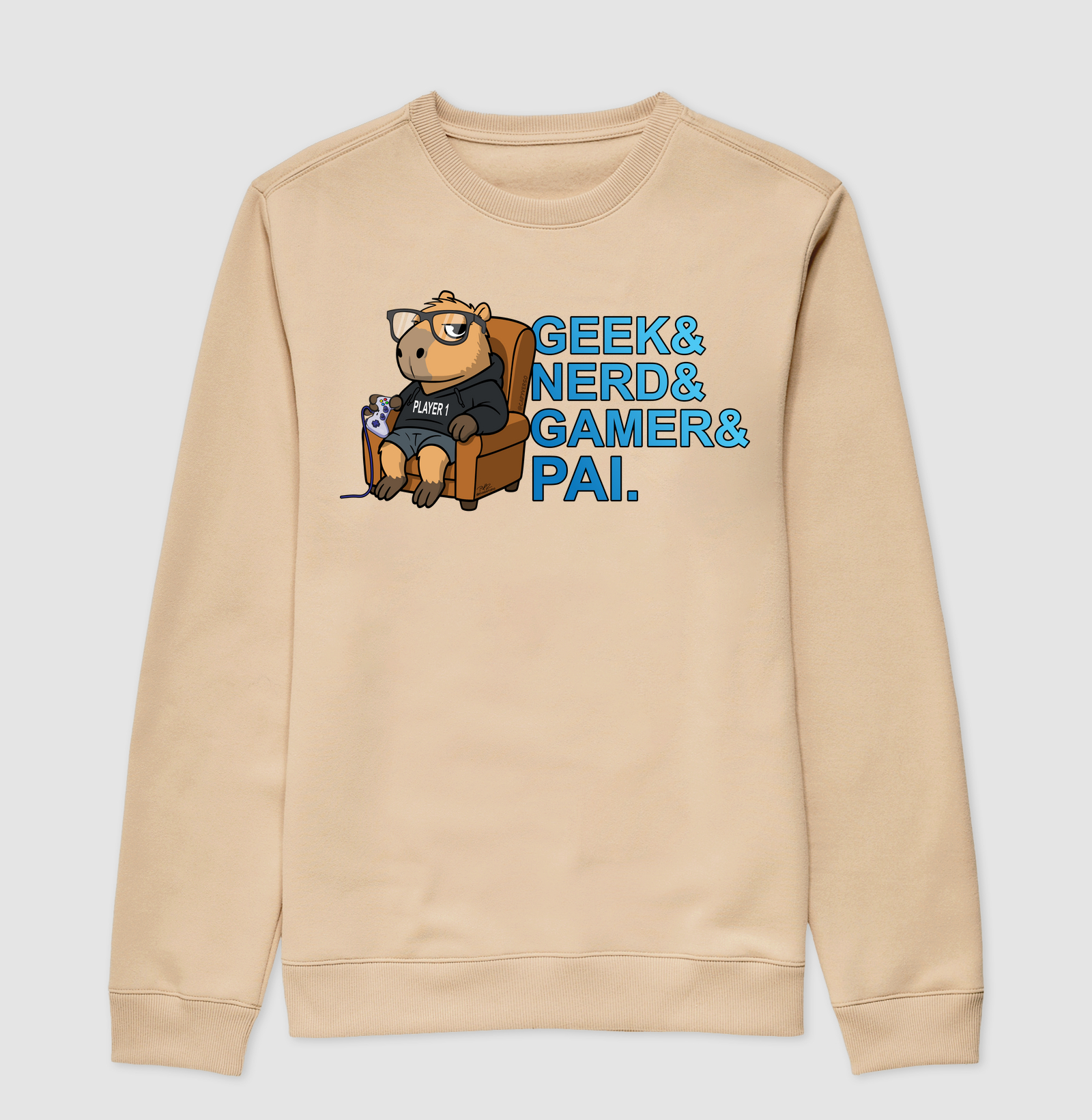 Camiseta Capivara Pai Gamer - Imagem 3