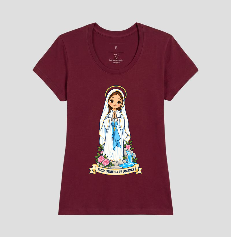 Nossa Senhora de Lourdes estilo chibi - Imagem 17