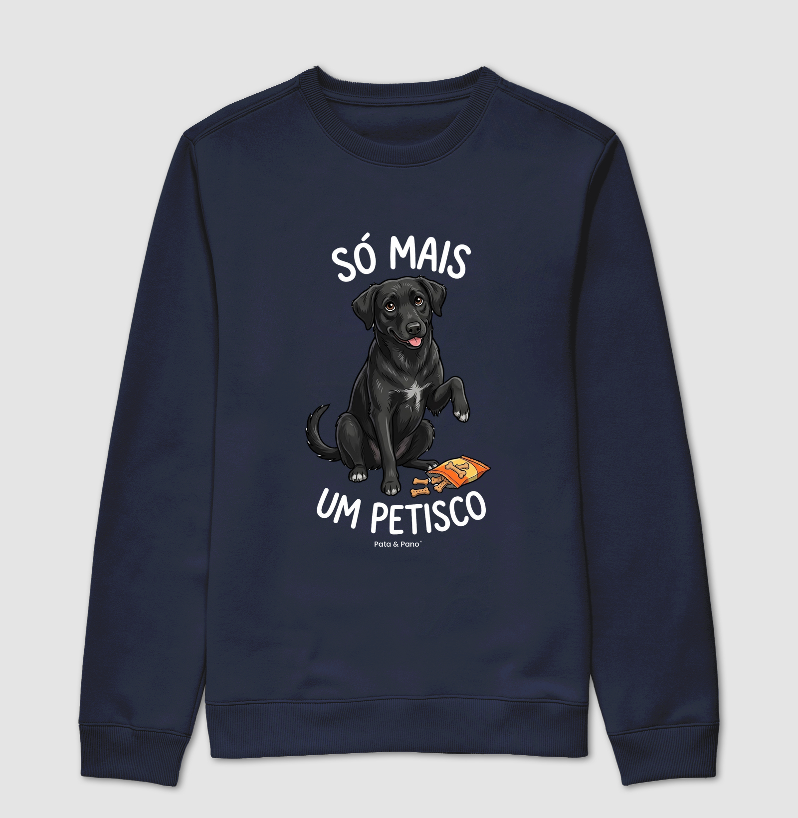 SUÉTER MOLETOM VIRA-LATA PRETO PETISCO - Imagem 5