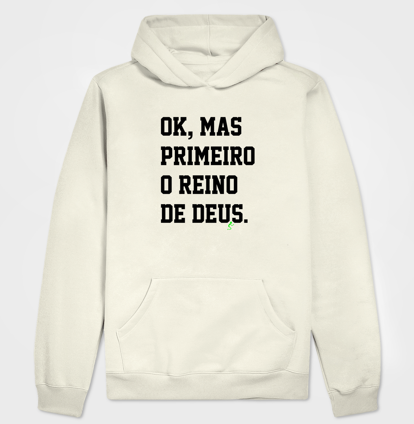 Hoodie Moletom Cristão Primeiro o Reino de Deus - Imagem 3