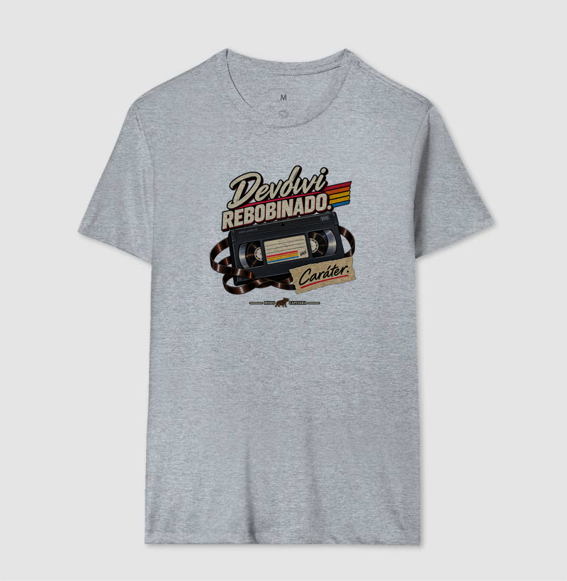DEVOLVI REBOBINADO - Modo capivara - Camiseta - Imagem 10