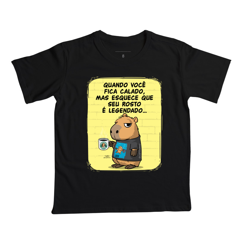 Camiseta Capivara Legendado - Imagem 4