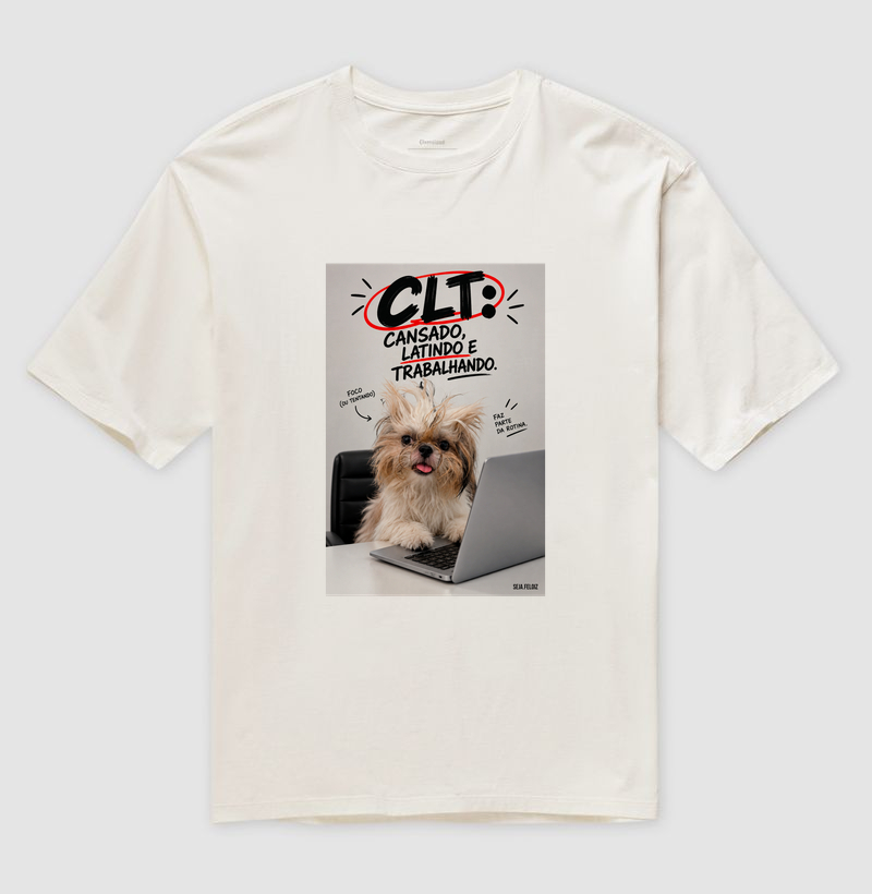 🐶💻 CLT — Cansado, Latindo e Trabalhando! 😂🐾 | Shih Tzu Edition - Imagem 4