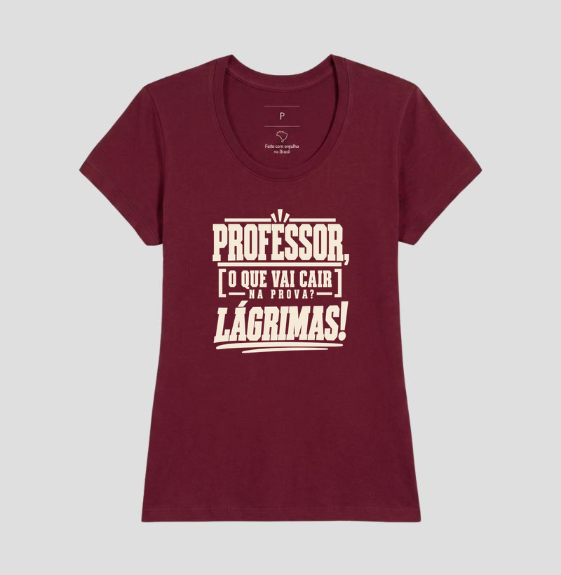 Camiseta Masculina Algodão O Que Vai Cair Na Prova - Imagem 19