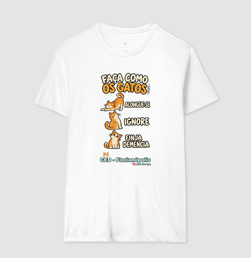 Camiseta Faça Como os Gatos - Imagem 6