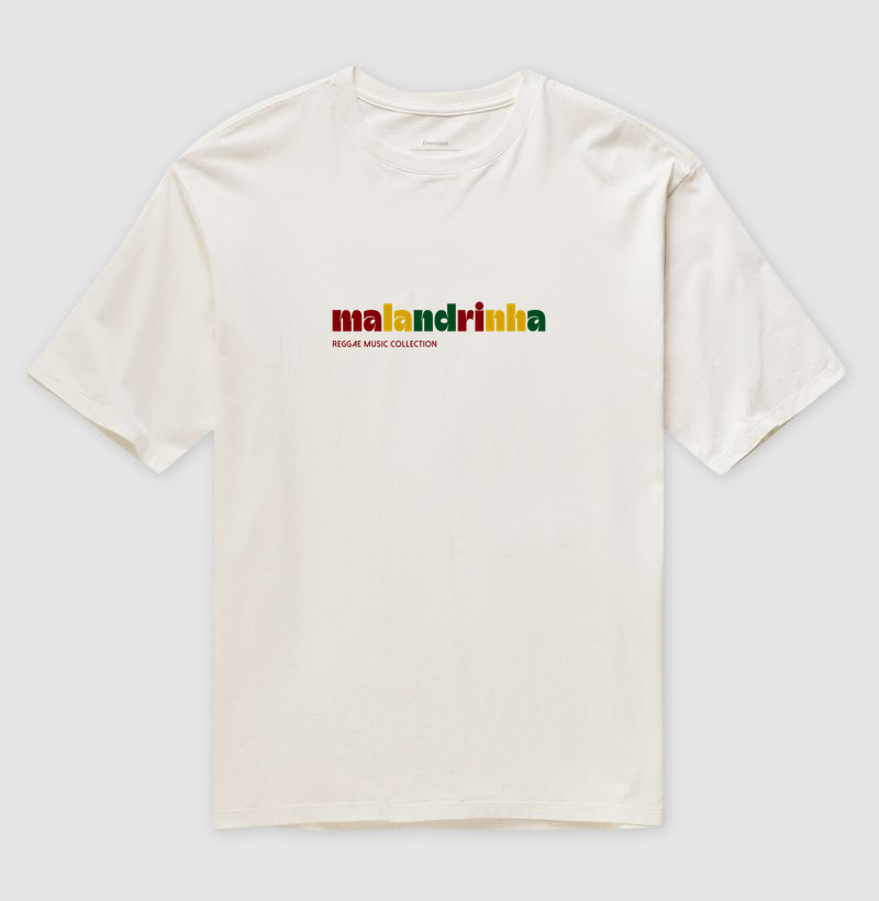  Camiseta Oversized Malandrinha. Coleção Reggae. Unissex. Algodão Premium. - Imagem 6