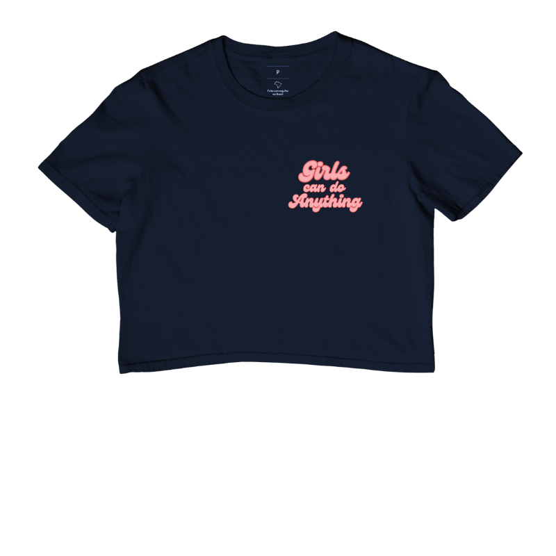Girls Can Do Anything (Bolso) - Top Cropped Feminino - Imagem 5