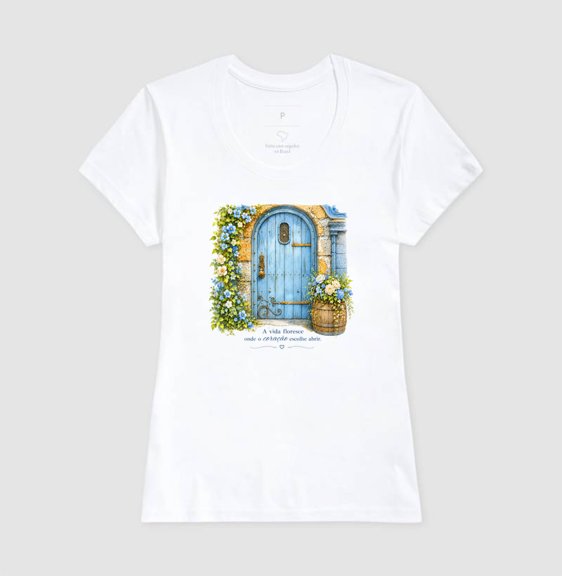 Camiseta Porta da felicidade - Imagem 5