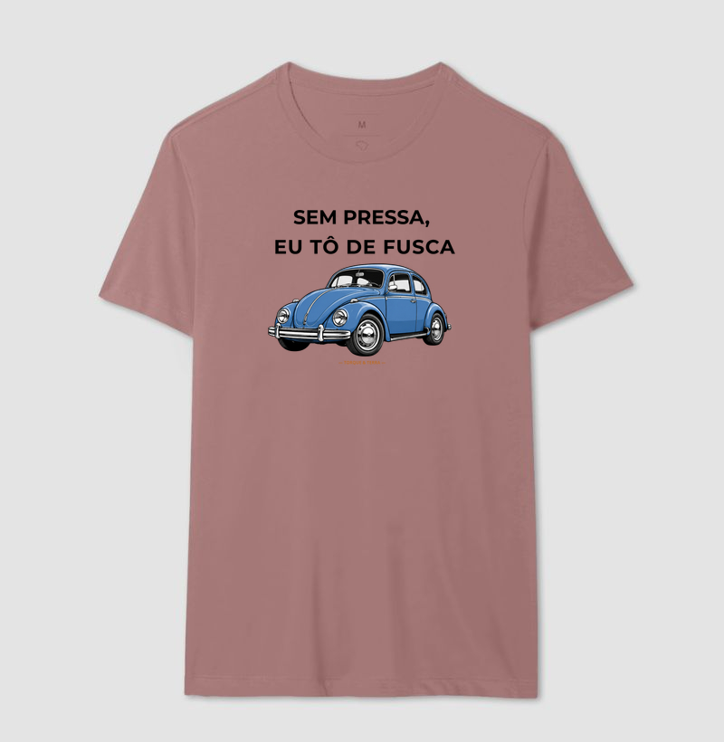 Sem pressa, eu tô de fusca - Azul médio acinzentado - Imagem 14