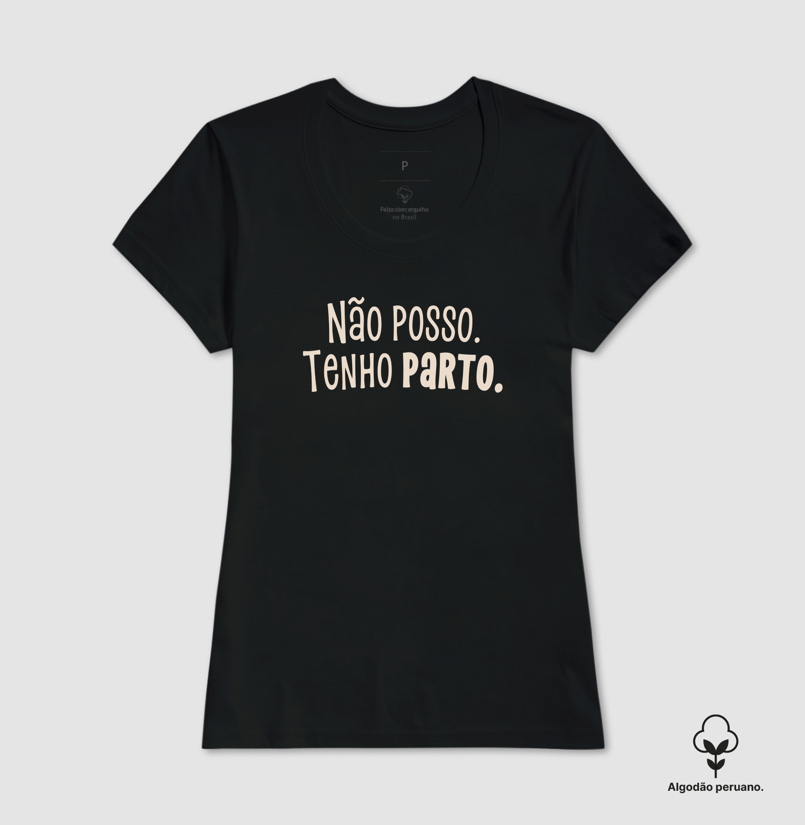 Não posso. Tenho parto. Algodão Peruano - Imagem 6