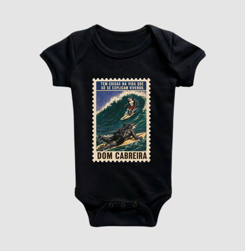 Body Infantil Selo Vivendo a Vida do Surfe - Imagem 5