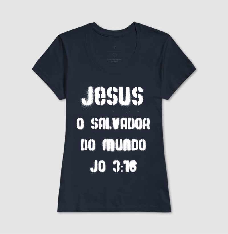 Camiseta Cristã O Salvador do Mundo - Imagem 7