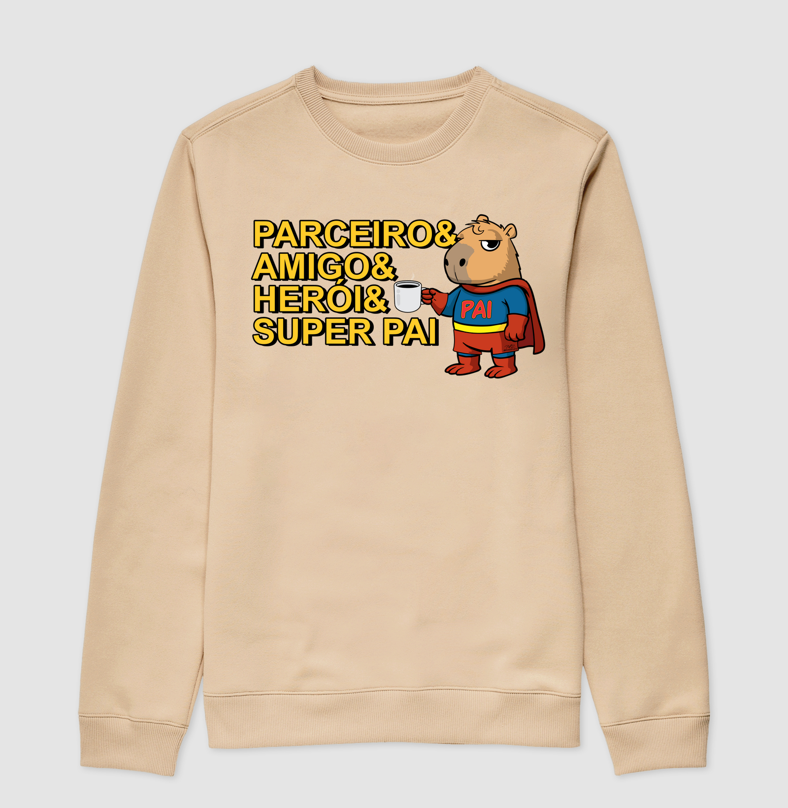 Camiseta Capivara Pai Super - Imagem 3