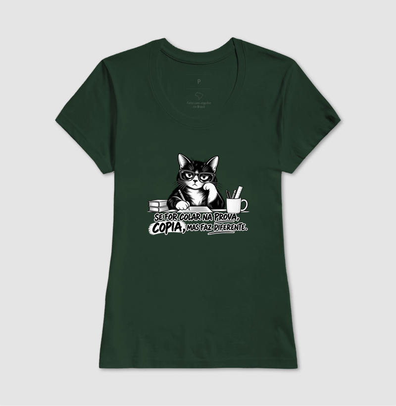 Se for colar na prova, copia, mas faz diferente - gato - Imagem 14