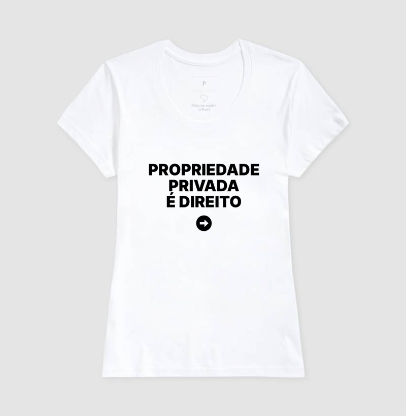 Camiseta Propriedade privada é direito - Imagem 5
