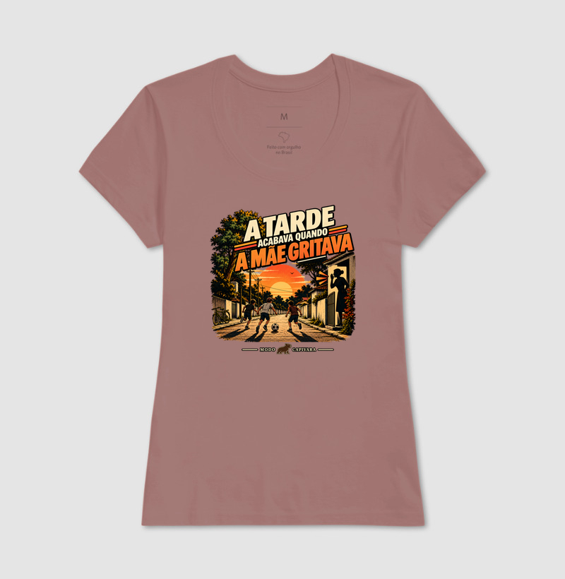 A TARDE ACABAVA QUANDO A MAE GRITAVA - Modo capivara - Camiseta - Imagem 17