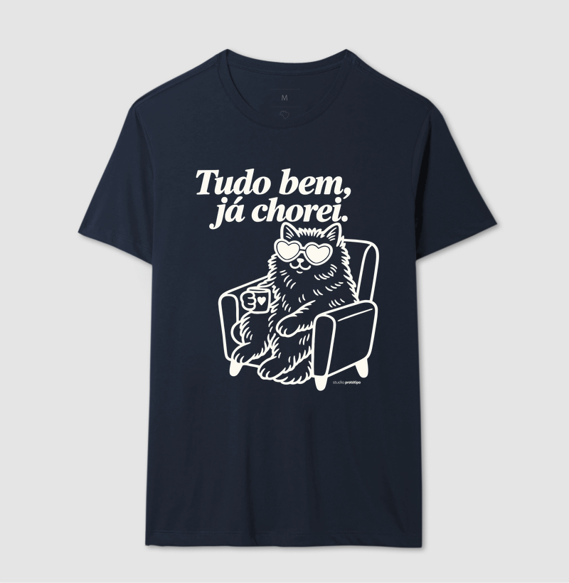 Camiseta Tudo Bem, Já Chorei - Imagem 6