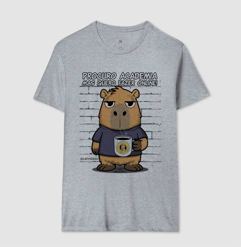 Camiseta Capivara Academia Online - Imagem 8