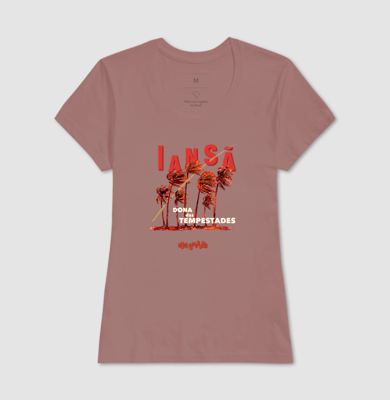 camiseta IANSÃ dona das tempestades feminina - Imagem 6