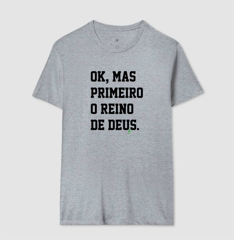 Camiseta Cristã Primeiro o Reino de Deus - Imagem 8