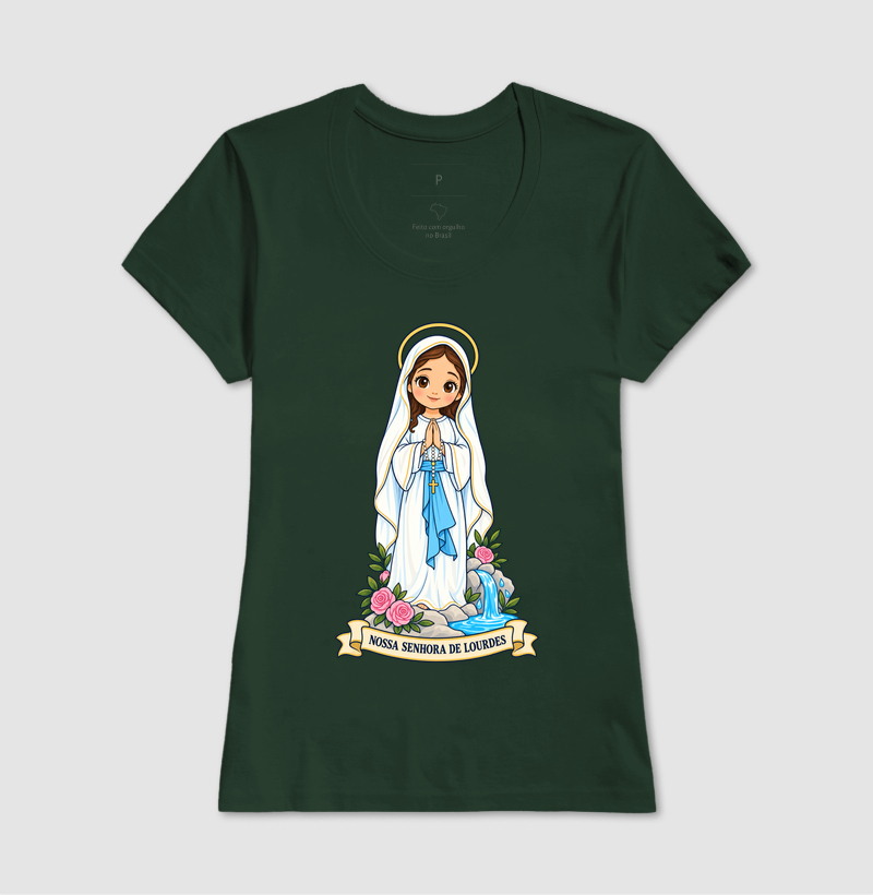 Nossa Senhora de Lourdes estilo chibi - Imagem 11