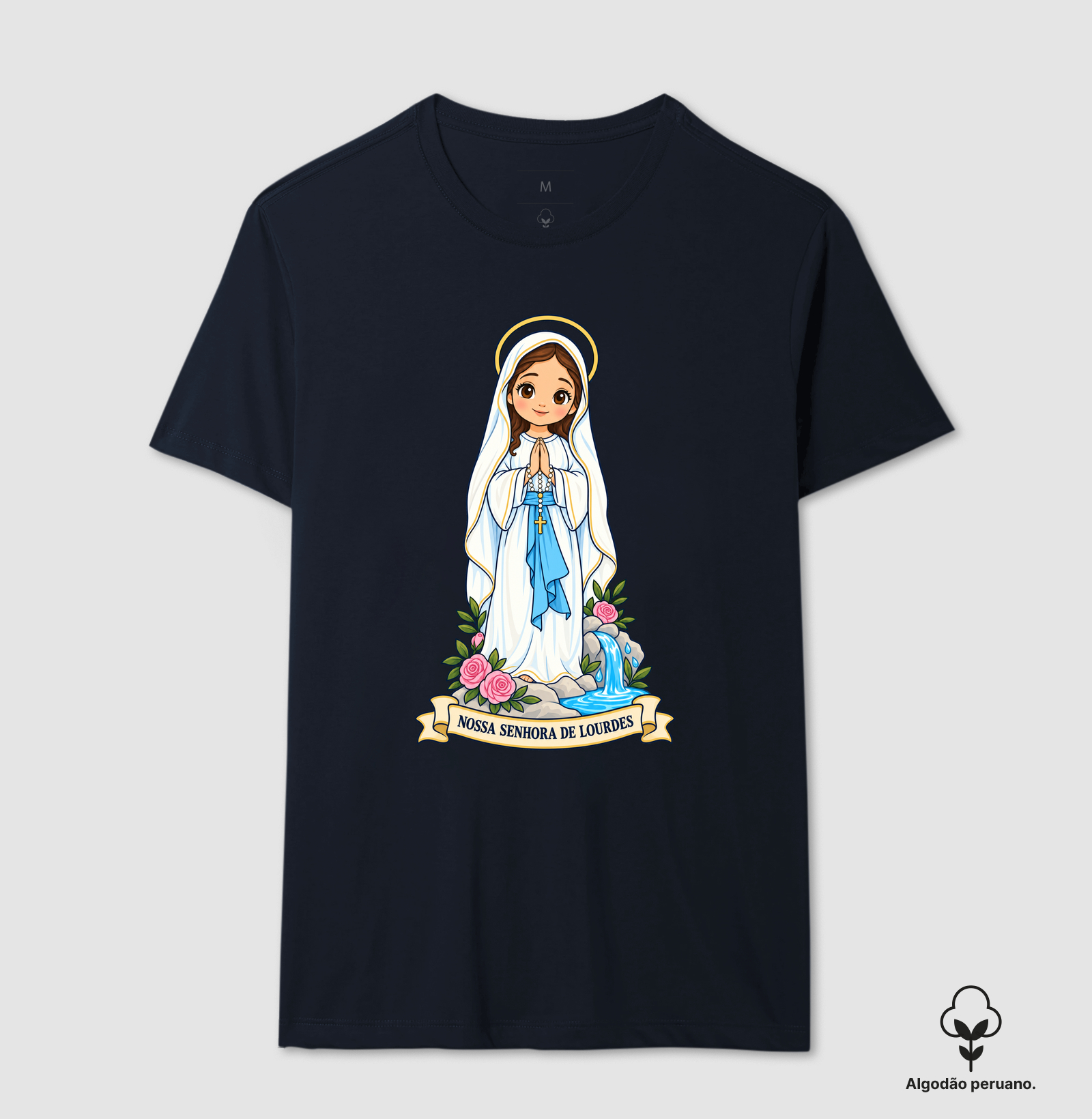 Nossa Senhora de Lourdes estilo chibi - Imagem 9